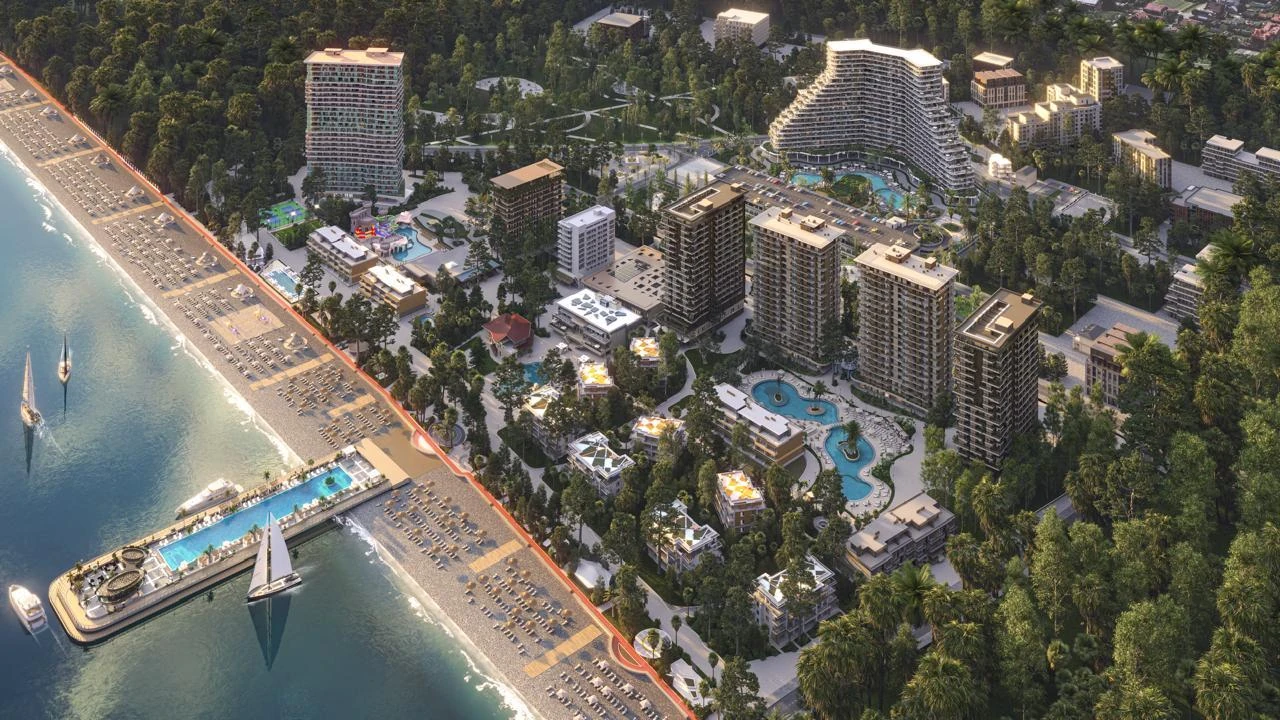 Dreamland Oasis — генеральный план комплекса Dreamland Oasis и Dreamland Park
